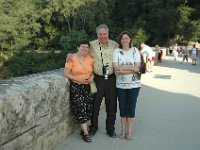 2005072367 Betty and Darrel Hagber-Ariane Aubet-Pont Du Gard-Provence-France : Betty Hagberg,Darrel Hagberg,Ariane Aubet
